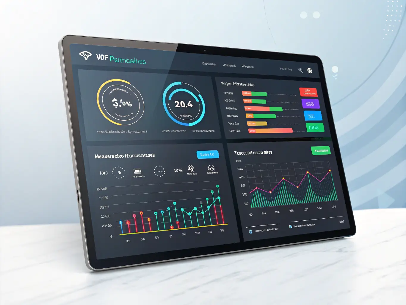 A close-up shot of a network diagnostic tool displaying real-time data analysis of VoIP traffic, highlighting potential bottlenecks and quality issues.